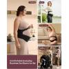 imageMomcozy Pregnancy Belly Band CozySupport Ergonest Maternity Belly Band Invisible Pregnancy Belt for Back Abdomen WaistBlack