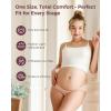 imageMomcozy Pregnancy Belly Band Size Large Oyster Pink and One Size Under the Bump Maternity Underwear