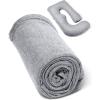 imageMomcozy Pregnancy Pillow Cover for Dreamlign U Pro Maternity Pillow for Sleeping Adjustable Leg Pillow Support for Back Hip Belly for Pregnant Women 5072 Inch Body Pillow Only Velvet PillowcaseGrey
