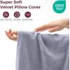imageMomcozy Pregnancy Pillow Cover for Dreamlign U Pro Maternity Pillow for Sleeping Adjustable Leg Pillow Support for Back Hip Belly for Pregnant Women 5072 Inch Body Pillow Only Velvet PillowcaseGrey