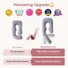 imageMomcozy Pregnancy Pillow Knee Pillow for Side Sleepers