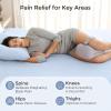 imageMomcozy Pregnancy Pillow Knee Pillow for Side Sleepers