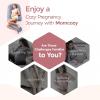 imageMomcozy Pregnancy Pillow for Sleeping Dreamlign U Pro Maternity Pillow with Adjustable Leg Pillow Removable Cover  Support for Back Hip Belly Legs for Pregnant Women 5072 Inch Full Body PillowGrey