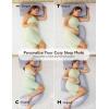 imageMomcozy Pregnancy Pillow with Cooling Cover Detachable GShaped Maternity Pillow with Adjustable Belly Wedge Full Body Support for Expecting Mothers Grey