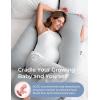 imageMomcozy Pregnancy Pillows Knee Pillow for Side Sleepers with Cooling Cover