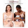 imageMomcozy Pumping Bra Hands Free AllinOne Nursing Bras for Breastfeeding ampamp Pumping Fixed Padding for Enhanced Shape
