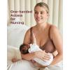 imageMomcozy Pumping Bra Hands Free AllinOne Nursing Bras for Breastfeeding ampamp Pumping Fixed Padding for Enhanced Shape Chocolate