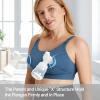 imageMomcozy Pumping Bra Pumping Bra Hands Free All Day Wear Pumping ampamp Nursing Bra in One Holding Breast Pump for Spectra MedelaBlack blue2pk