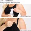 imageMomcozy Pumping Bra Pumping Bra Hands Free All Day Wear Pumping ampamp Nursing Bra in One Holding Breast Pump for Spectra MedelaBlack2pk