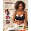 imageMomcozy Pumping Bra for Wearable Breast Pump Nursing ampamp Pumping Bra in One Hands Free Pump Bra Suitable for M5 S12 Pro etcBlack