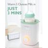 imageMomcozy Retain Nutrients Bottle Warmer 9in1 Baby Bottle Warmer with Night Light Accurate Temperature to Preserve Fullest Nutrients in Breast Milk Bottle Warmers for All Bottles