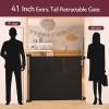 imageMomcozy Retractable Baby Gate 33quot Tall Extends up to 55quot Wide Child Safety Baby Gates for Stairs Doorways Hallways Indoor OutdoorBlack