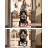 imageMomcozy Retractable Baby Gate 33quot Tall Extends up to 55quot Wide Child Safety Baby Gates for Stairs Doorways Hallways Indoor OutdoorBlack