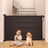 imageMomcozy Retractable Baby Gate 33quot Tall Extends up to 55quot Wide Child Safety Baby Gates for Stairs Doorways Hallways Indoor OutdoorBlack