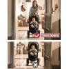 imageMomcozy Retractable Baby Gate 33quot Tall Extends up to 55quot Wide Child Safety Baby Gates for Stairs Doorways Hallways Indoor OutdoorCream