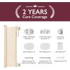 imageMomcozy Retractable Baby Gate 33quot Tall Extends up to 55quot Wide Child Safety Baby Gates for Stairs Doorways Hallways Indoor OutdoorCream