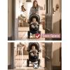 imageMomcozy Retractable Baby Gate 33quot Tall Extends up to 55quot Wide Child Safety Baby Gates for Stairs Doorways Hallways Indoor OutdoorGray