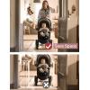 imageMomcozy Retractable Baby Gate 33quot Tall Extends up to 55quot Wide Child Safety Baby Gates for Stairs Doorways Hallways Indoor OutdoorGray