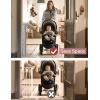 imageMomcozy Retractable Baby Gate 33quot Tall Extends up to 55quot Wide Child Safety Baby Gates for Stairs Doorways Hallways Indoor OutdoorGray