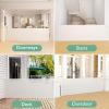 imageMomcozy Retractable Baby Gate 33quot Tall Extends up to 55quot Wide Child Safety Baby Gates for Stairs Doorways Hallways Indoor OutdoorWhite