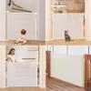 imageMomcozy Retractable Baby Gate 33quot Tall Extends up to 55quot Wide Child Safety Baby Gates for Stairs Doorways Hallways Indoor OutdoorWhite