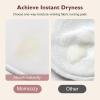 imageMomcozy Reusable Nursing Pads Innovative Use of One Way MoistureWicking Fabric ampamp 4  Layer Washable Breast Pads Super Absorbent and Large Capacity 6 Pack  Wet and Dry Separation Bag  Wash BagThin