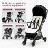 imageMomcozy Reversible Stroller Cushion  Universal Breathable Stroller Liner  Winter Warm Car Seat Liners  Crib Carriage Cushion Pad  Plush for Winter Use Soft Fabric for AllSeason ComfortGray