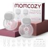imageMomcozy S9 Pro Upgraded Wearable Breast Pump HandsFree Design with Extended Battery Life ampamp LED Display Double Electric Portable Pump with 2 Modes ampamp 9 Levels 24mm 2Pack GrayNgray