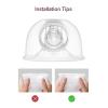 imageMomcozy S9 Pro Upgraded Wearable Breast Pump HandsFree Design with Extended Battery Life ampamp LED Display Double Electric Portable Pump with 2 Modes ampamp 9 Levels 24mm 2Pack GrayTransparent