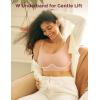 imageMomcozy Seamless Bras for Women Pullover Bra Wireless Full Coverage Sleep Bra with Adjustable Straps EB095Oyster Pink