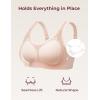 imageMomcozy Seamless Comfort Bra Wireless FullCoverage Everyday Wear Invisible AllDay SupportOyster Pink Pure