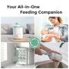 imageMomcozy Soft Baby Nipple Premium Natural Flow Silicone for WideNeck Bottles BPAFree Perfectly Compatible with Momcozy Breast Milk Cooler Medium Pack of 2Flow1Small