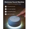 imageMomcozy Sound Machine for Baby  Portable White Noise Sound Machine for Sleep Rechargeable  20 Sleep Sounds White Noise Machine with Nursery Night Light  Travel Sleep Sound Machine Battery BasedCold Light