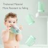 imageMomcozy Squeeze Pouch Holder for Food Pouches and Drink Boxes Baby Pouch Holder Allows Baby to SelfFeed and Avoid Messes Baby Food Pouch Holder Handle is Easy to Grip Comfortable GreenGreen