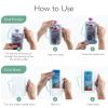 imageMomcozy Squeeze Pouch Holder for Food Pouches and Drink Boxes Baby Pouch Holder Allows Baby to SelfFeed and Avoid Messes Baby Food Pouch Holder Handle is Easy to Grip Comfortable GreenBlue
