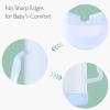 imageMomcozy Squeeze Pouch Holder for Food Pouches and Drink Boxes Baby Pouch Holder Allows Baby to SelfFeed and Avoid Messes Baby Food Pouch Holder Handle is Easy to Grip Comfortable GreenBlue