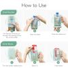 imageMomcozy Squeeze Pouch Holder for Food Pouches and Drink Boxes Baby Pouch Holder Allows Baby to SelfFeed and Avoid Messes Baby Food Pouch Holder Handle is Easy to Grip Comfortable GreenGreen