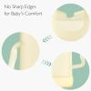imageMomcozy Squeeze Pouch Holder for Food Pouches and Drink Boxes Baby Pouch Holder Allows Baby to SelfFeed and Avoid Messes Baby Food Pouch Holder Handle is Easy to Grip Comfortable GreenYellow