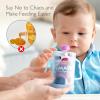 imageMomcozy Squeeze Pouch Holder for Food Pouches and Drink Boxes Baby Pouch Holder Allows Baby to SelfFeed and Avoid Messes Baby Food Pouch Holder Handle is Easy to Grip Comfortable GreenBlue