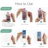 imageMomcozy Squeeze Pouch Holder for Food Pouches and Drink Boxes Baby Pouch Holder Allows Baby to SelfFeed and Avoid Messes Baby Food Pouch Holder Handle is Easy to Grip Comfortable GreenPink