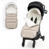 imageMomcozy Stroller Footmuff  Universal WeatherProof Warm Stroller Bunting Bag  Extendable Winter Cover  Adjustable BuckleKhaki