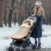 imageMomcozy Stroller Footmuff  Universal WeatherProof Warm Stroller Bunting Bag  Extendable Winter Cover  Adjustable BuckleKhaki
