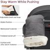 imageMomcozy Stroller Gloves Warmmuffs  Universal Winter AntiFreeze Stroller Mittens  Winter Handmuff Stroller Accessories  UltraPlushWeatherProof  Foldable Adjustable  Shopping Golf Pet CartGray