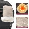 imageMomcozy Stroller Gloves Warmmuffs  Universal Winter AntiFreeze Stroller Mittens  Winter Handmuff Stroller Accessories  UltraPlushWeatherProof  Foldable Adjustable  Shopping Golf Pet CartKhaki