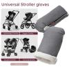 imageMomcozy Stroller Gloves Warmmuffs  Universal Winter AntiFreeze Stroller Mittens  Winter Handmuff Stroller Accessories  UltraPlushWeatherProof  Foldable Adjustable  Shopping Golf Pet CartGray