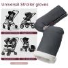 imageMomcozy Stroller Gloves Warmmuffs  Universal Winter AntiFreeze Stroller Mittens  Winter Handmuff Stroller Accessories  UltraPlushWeatherProof  Foldable Adjustable  Shopping Golf Pet CartBlack