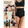 imageMomcozy Tummy Control Shapewear Panties HighWaist Body Shaper Seamless Shaping Underwear for Postpartum ampamp Daily DressBlack