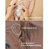 imageMomcozy Unisex Baby Pajamas BabyTemp Monitoring Double Zipper Boy Girl Sleepers Rompers Footie 2 Pack Light Weight Stretchy Viscose Derived from Bamboo Baby Jammies 1824 M Pinkish Grey Brown