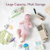 imageMomcozy Universal Baby Stroller Organizer Off White and Momcozy Baby Carrier with Natural Cotton Linen
