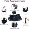 imageMomcozy Universal Stroller Organizer with Insulated Cup Holder Detachable Phone Bag ampamp Shoulder Strap Fits for Stroller like Uppababy Baby Jogger Britax BOB Umbrella and Pet StrollerBlue